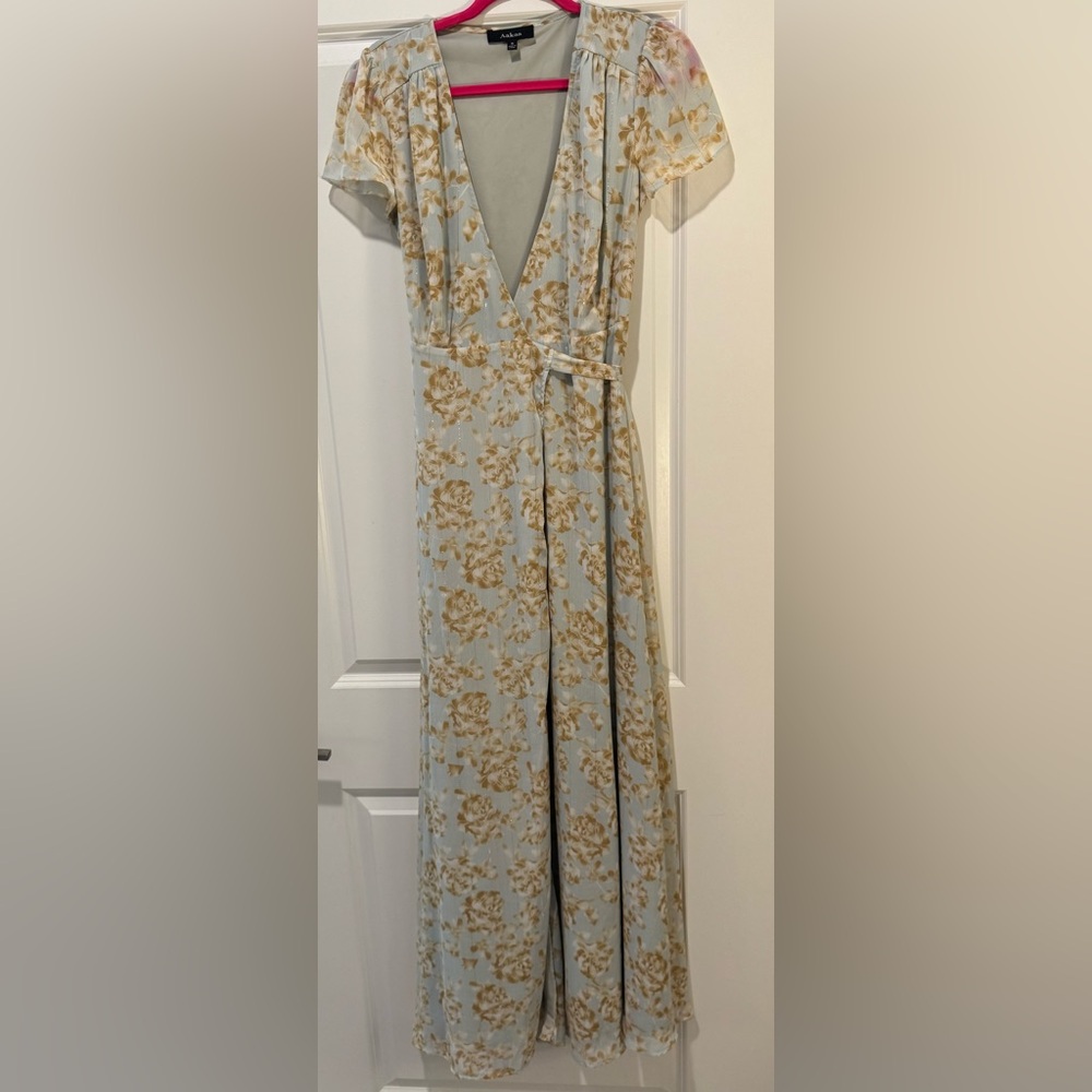 Aakaa Surplice Maxi Dress
